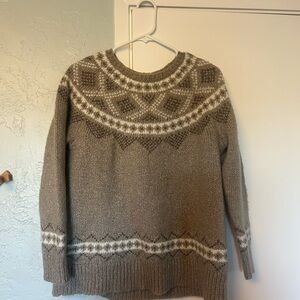 J. Jill women’s fair isle sweater